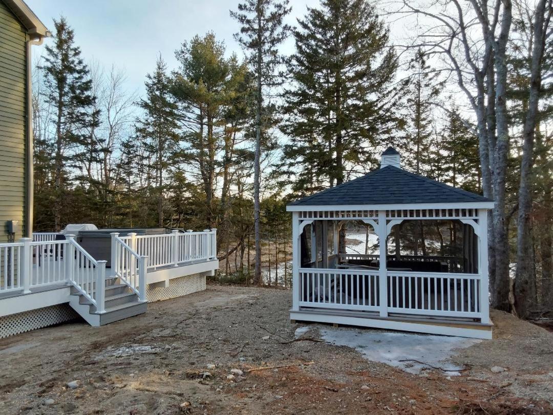 Ocean Front Waterfront River Front Hot Tub Kid & Pet Friendly Gouldsboro Exterior photo